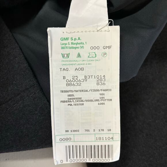 Valentino Women’s 3 Piece Vintage Pant Suit Size 10 with Size 8 Skirt Dark Gray - Picture 16 of 16